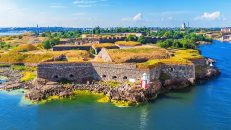 Suomenlinna (Sveaborg) Fortress in Helsinki, Finland