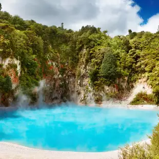 Hot thermal spring, New Zealand