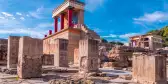 Ruins of the famous Minoan palace of Knossos, Greece