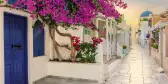 Streets of Oia, Santorini, Greece