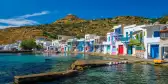 Greek fishing village Klima on Milos island, Greece