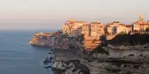 Bonifacio at sunrise in Corsica, France