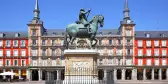 King Philip III statue at Plaza Mayor in Madrid, Spain