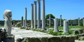 Romans ruins of the city of Salamis, near Famagusta, Northern Cyprus.