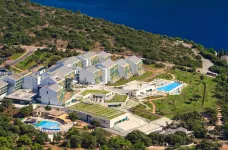 Aerial view of Hotel Lacroma in Dubrovnik, Croatia