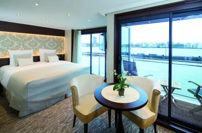 Interior of William Wordsworth deluxe balcony suite