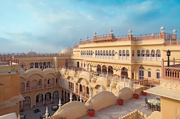 Overview of Alsisar Mahal, a Heritage Palace Hotel, india
