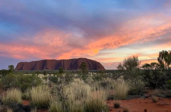 Uluru (Ayers Rock) at sunset