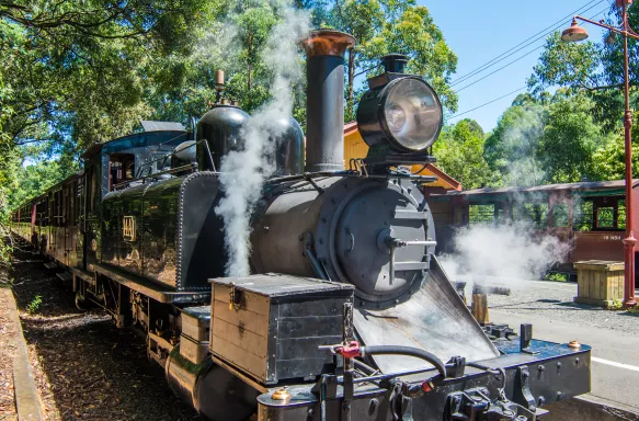 Puffing Billy steam train