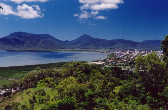 Aerial view of Cairns