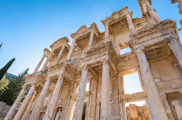 Ephesus Library of Celsus in the ancient city of Ephesus, Turkey