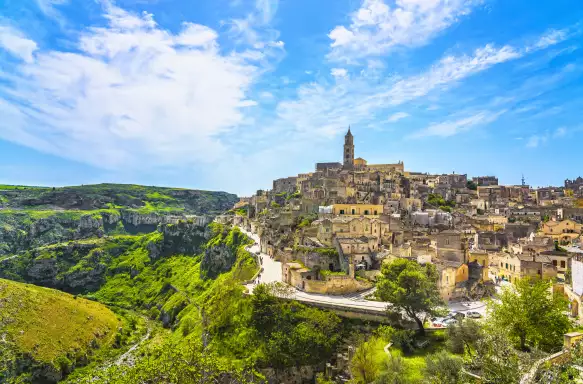 Sassi di Metera, an ancient town in Basilicata, Italy