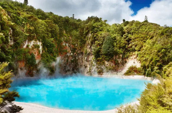 Hot thermal spring, New Zealand