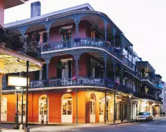 Royal Street in the French Quarter, New Orleans, Louisiana. 