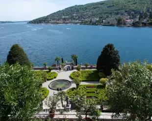 Isola Bella island on Lake Maggiore in Italy