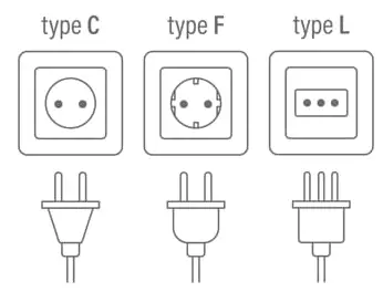 Italian electrical plug socket types